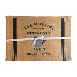 Individuales Burlap Moulin